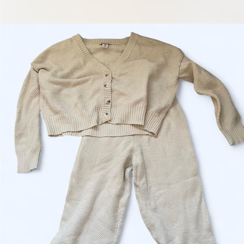 Sincerely Jules Cream Cardigan Sweater Set